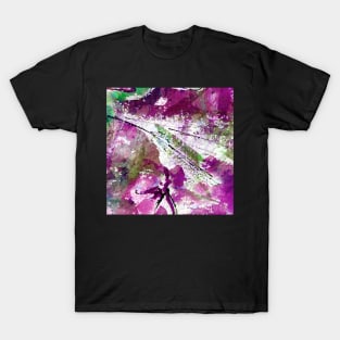 Intuitive Organic Abstract Watercolor in Lavender T-Shirt